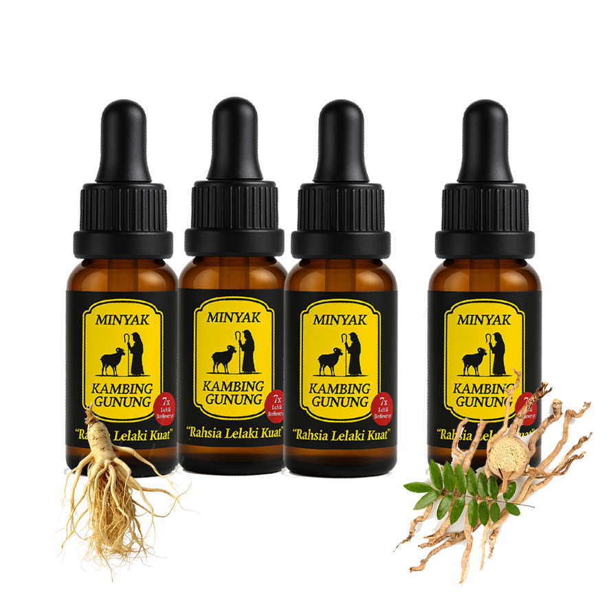 3x MINYAK KAMBING GUNUNG + FREE 1X BOTOL