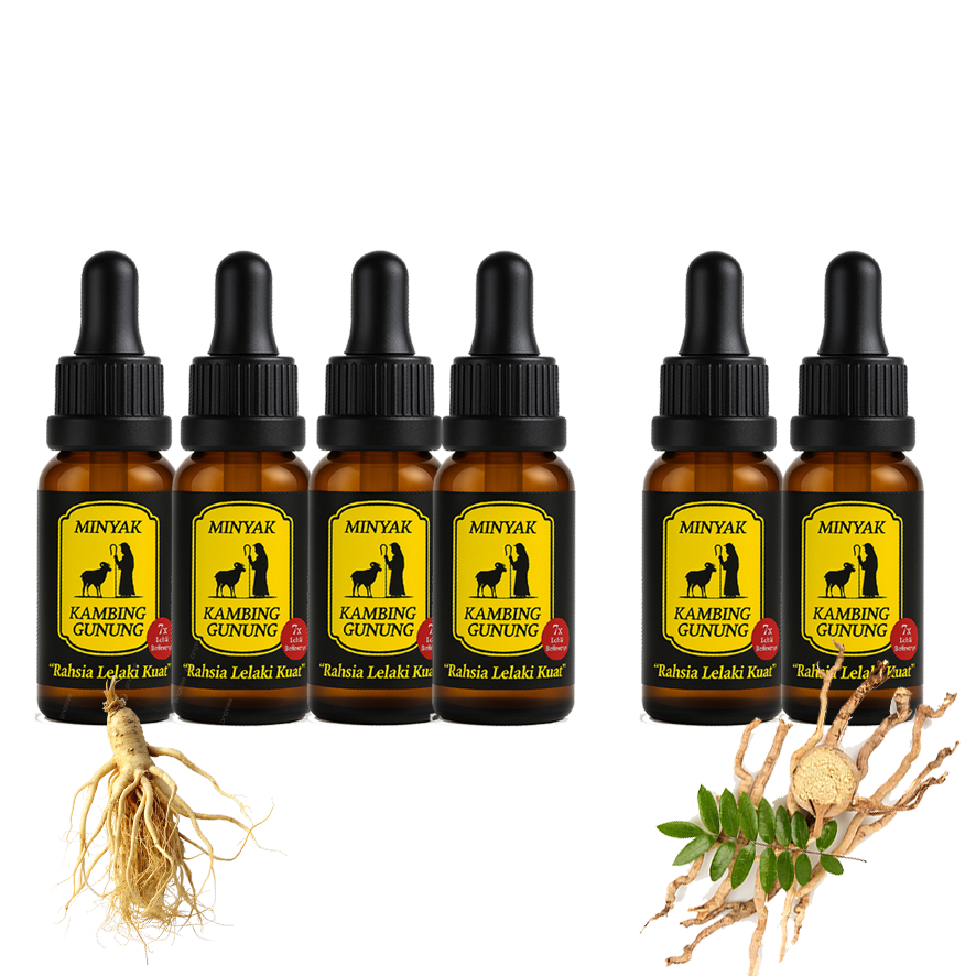 4x MINYAK KAMBING GUNUNG + FREE 2X BOTOL